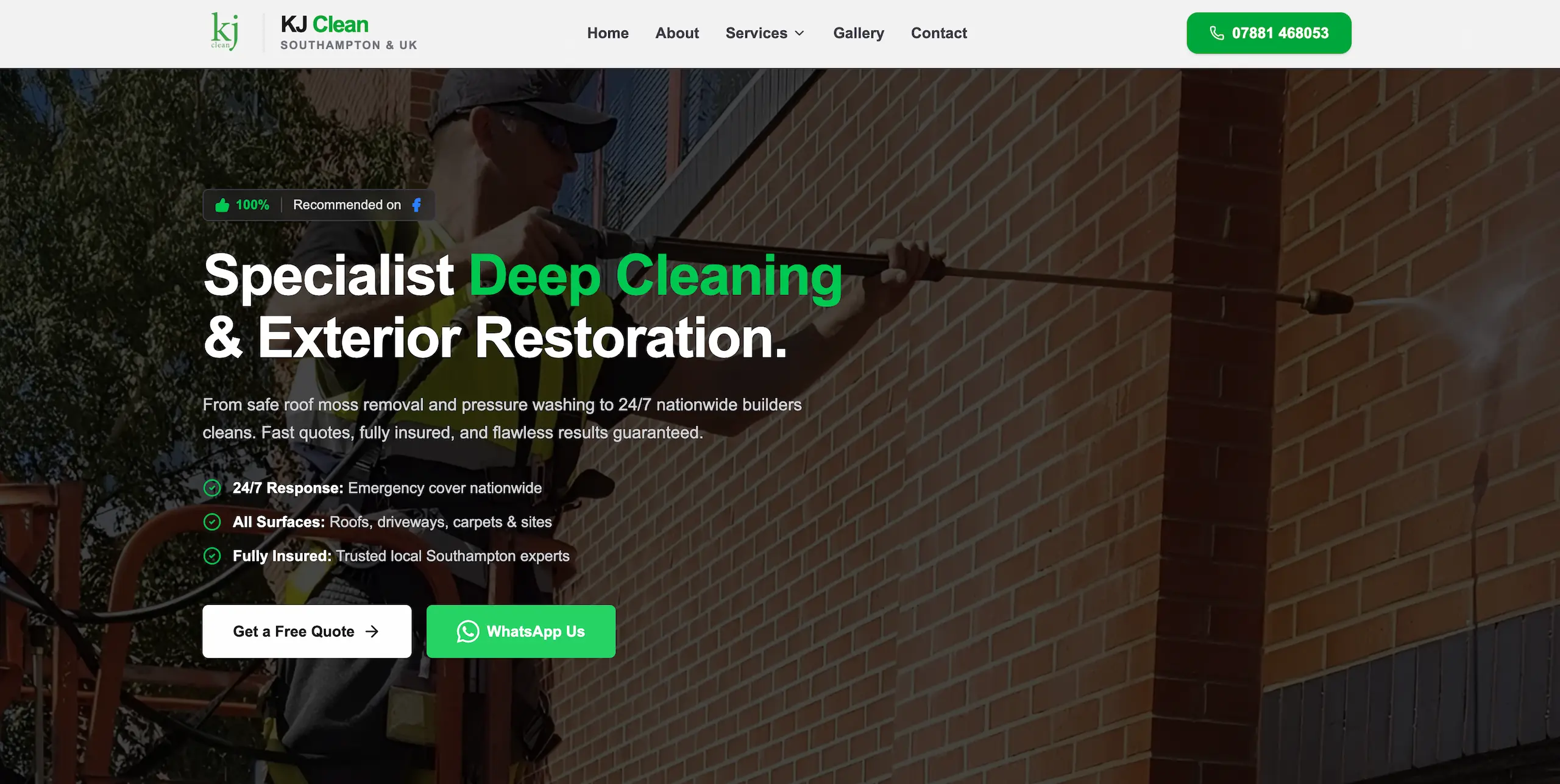 KJ Clean Website
