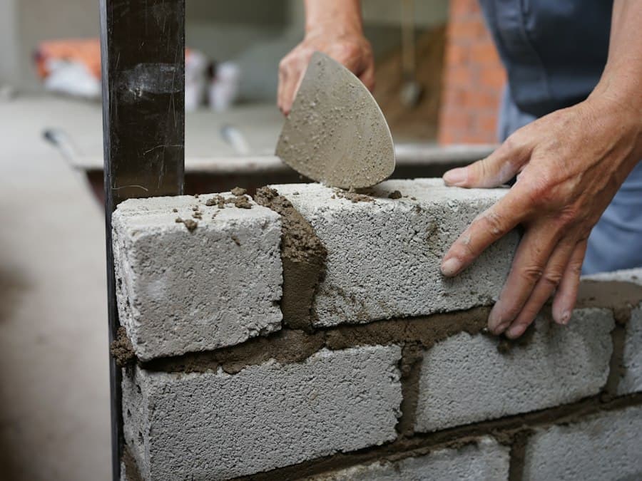 Builders at work