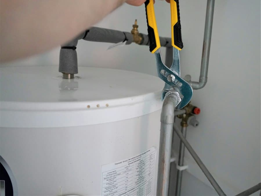 Plumbers at work