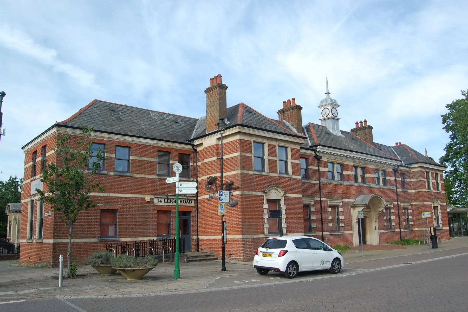The Point, the red-brick former council offices on Leigh Road, Eastleigh